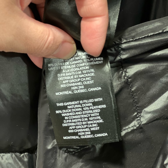 Authentic Mackage Black Puffer Coat - Picture 16 of 16